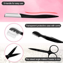 Eyebrow brushes and tweezer in ZTRHYOO kit image