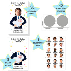40 cards baby shower games set by Zuoziosx
