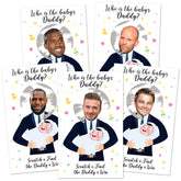 Zuoziosx who is the baby's daddy scratch-off cards set
