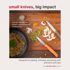 Sustainable wheat straw handle material on Zyliss knife