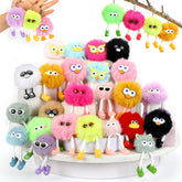 ZZLWAN 24 pack kids keychains set for backpacks