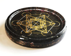 raised edge on 4 inch diameter zzybia coaster