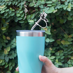 0.4 inch diameter silicone straw cover cap