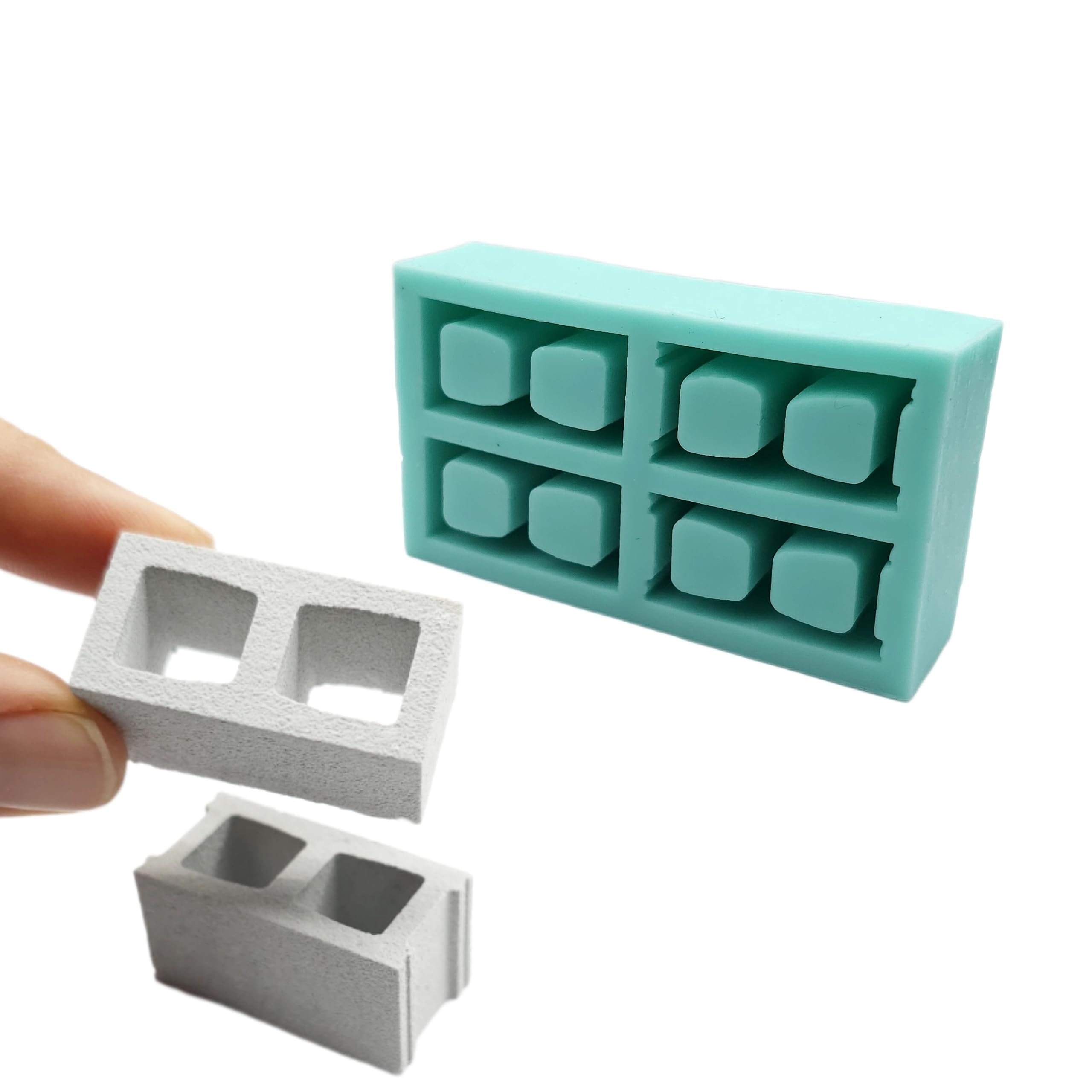 1:12 scale block mold for precise mini builds
