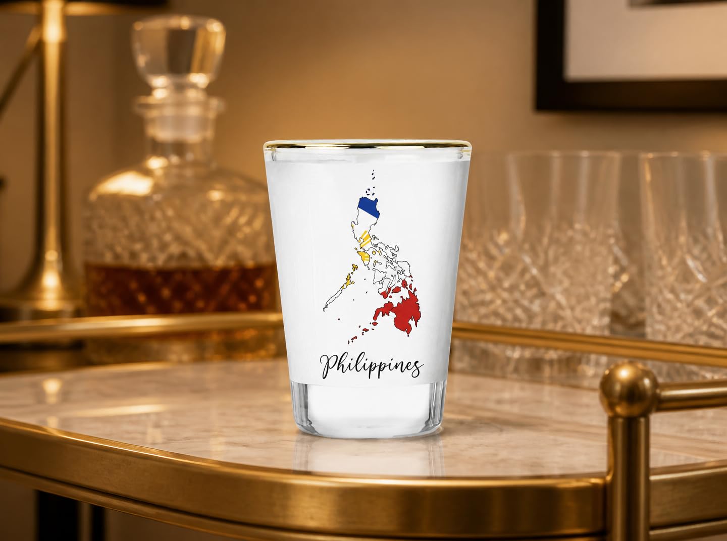 Thick durable base shot glass for everyday use