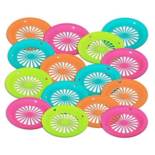 1 dozen reusable plastic holders for 9 inch paper plates