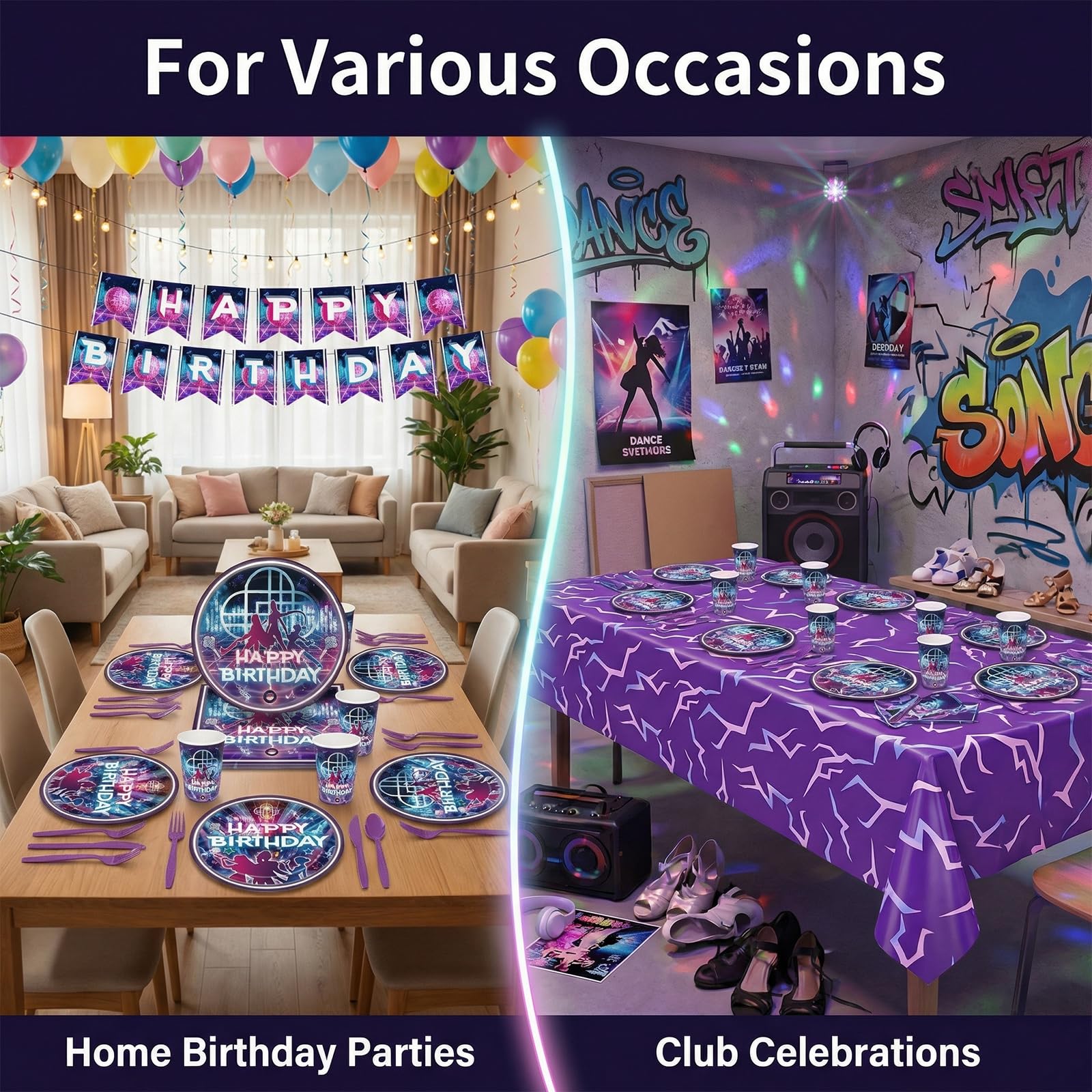 1 tablecover for Demon Hunter Kpop party set