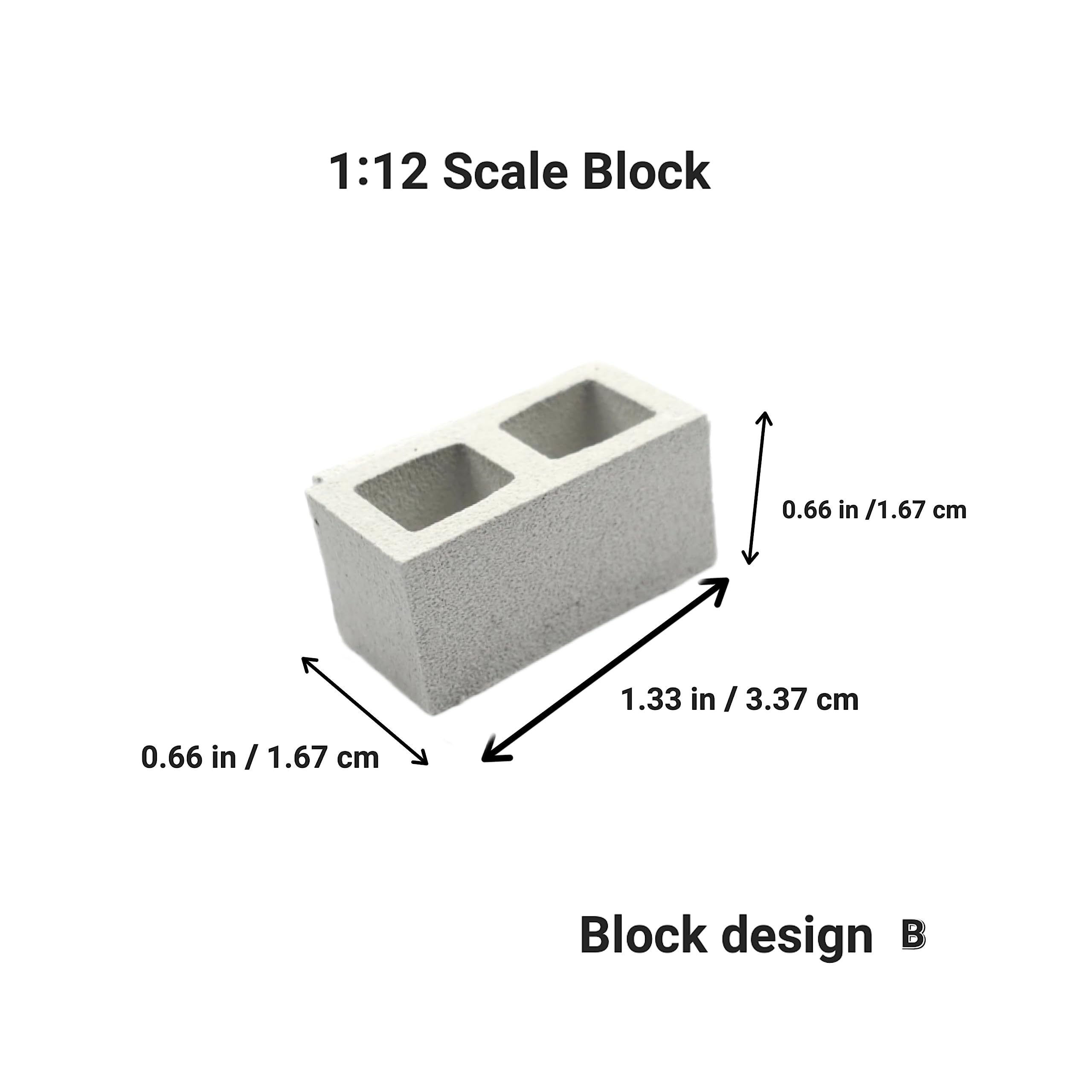 Flexible high quality silicone mold for casting miniature blocks