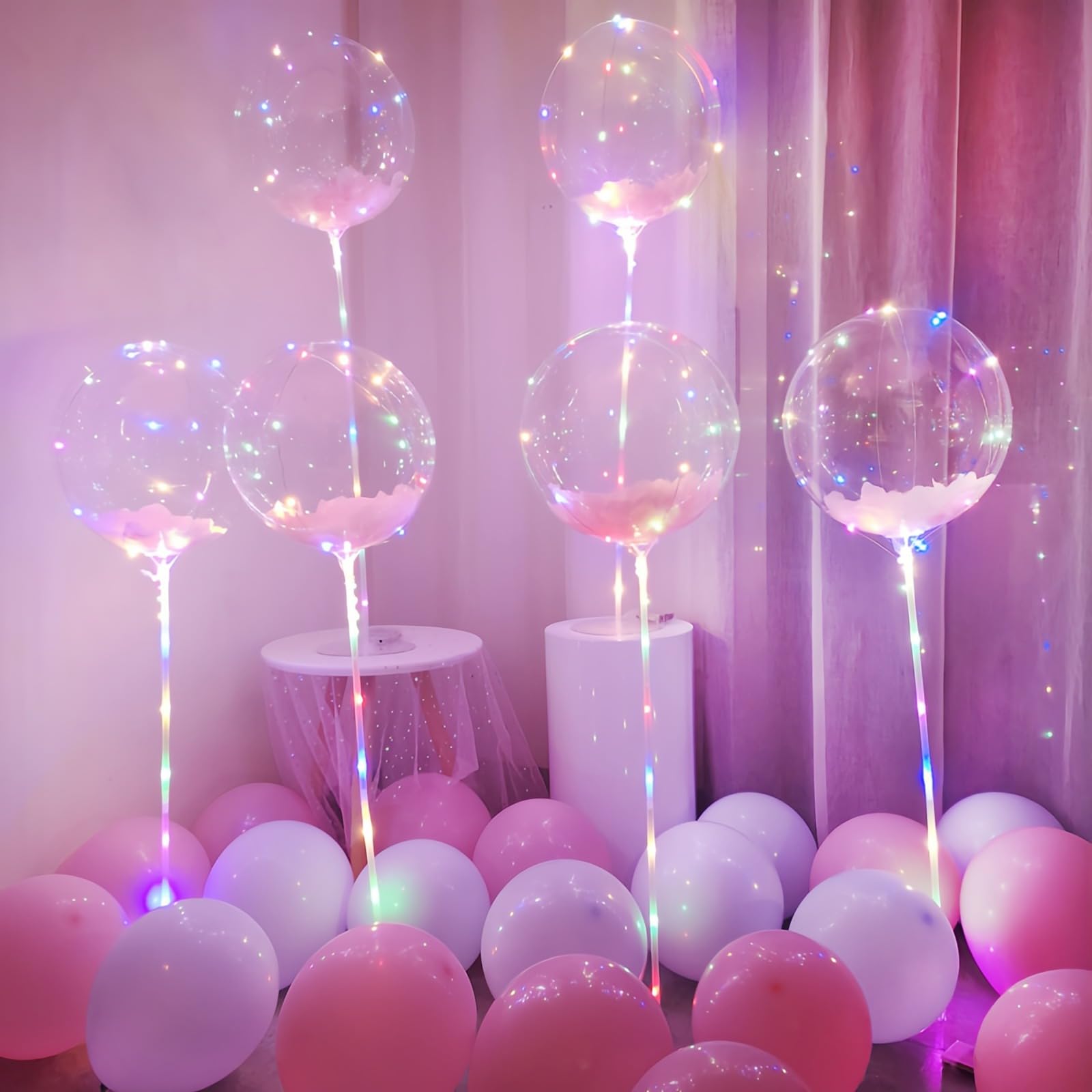 Large 24 inch bubble balloons in a pack