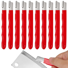 10Pcs carbide sharpener compact size 12.2 by 3.04 cm red