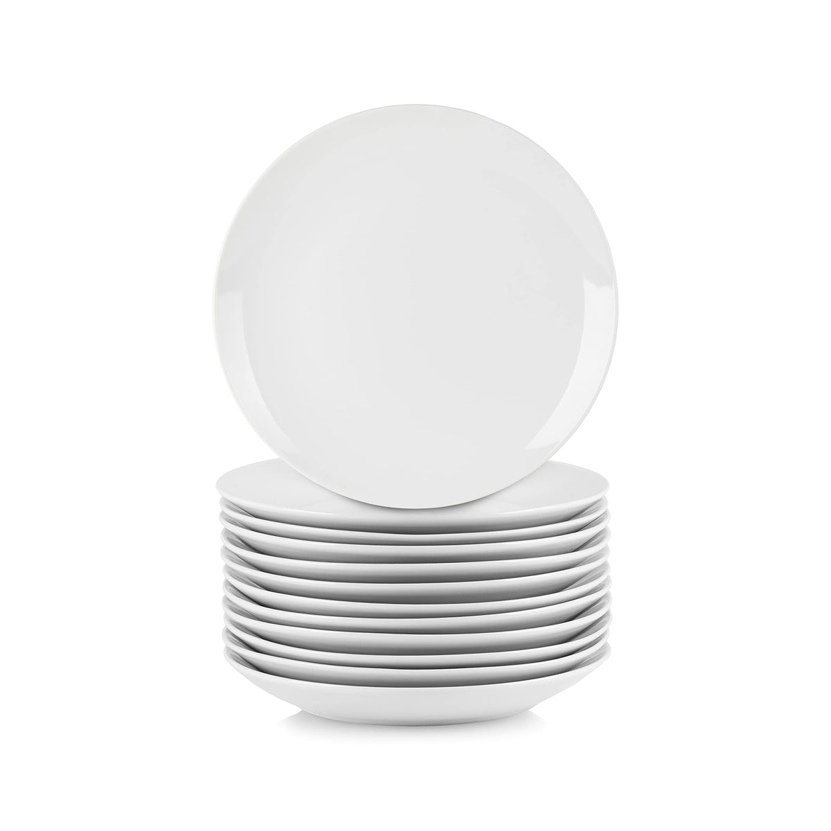 10 Strawberry Street white 7.5 inch catering coupe plate
