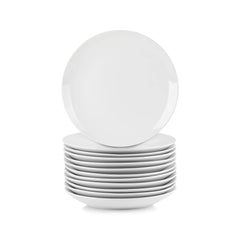 10 Strawberry Street white 7.5 inch catering coupe plate