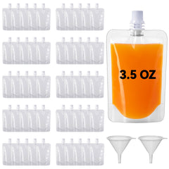 100 pcs portable plastic pouches product packaging