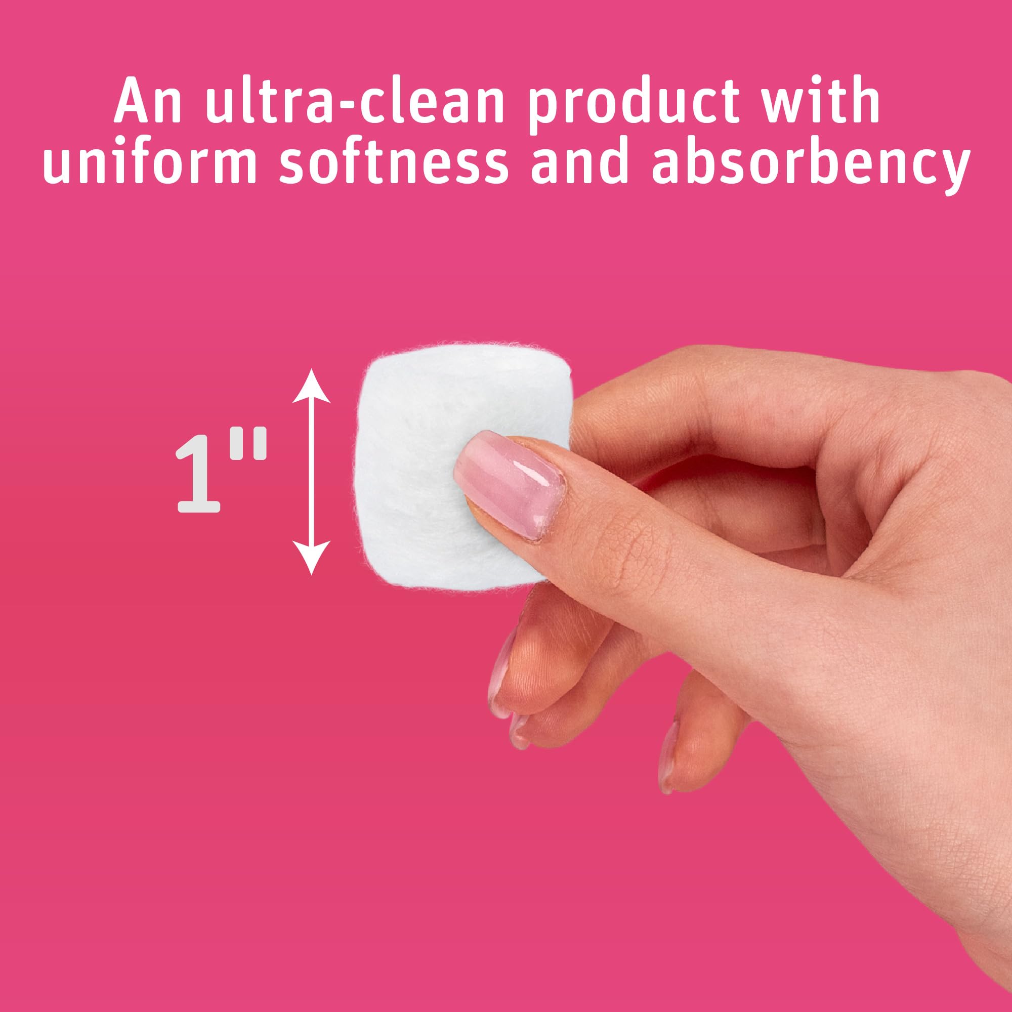 Face and nail polish remover compatible cotton balls
