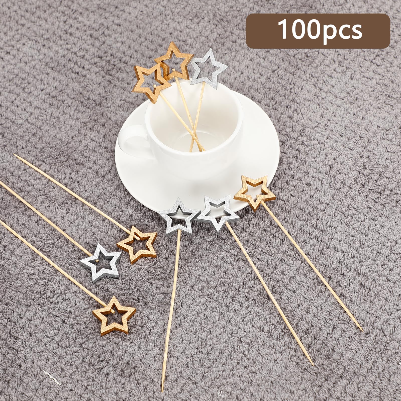 Eco friendly disposable bamboo skewers