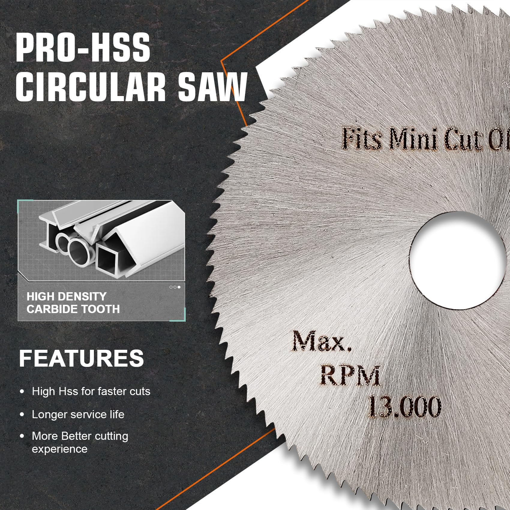 2 inch diameter blade for compact cutting tasks