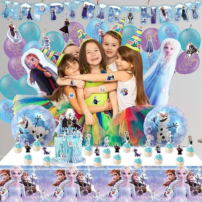 Frozen stickers and cupcake covers from the set