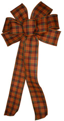 Wired bow measures about 10 inches across and 18 inches long