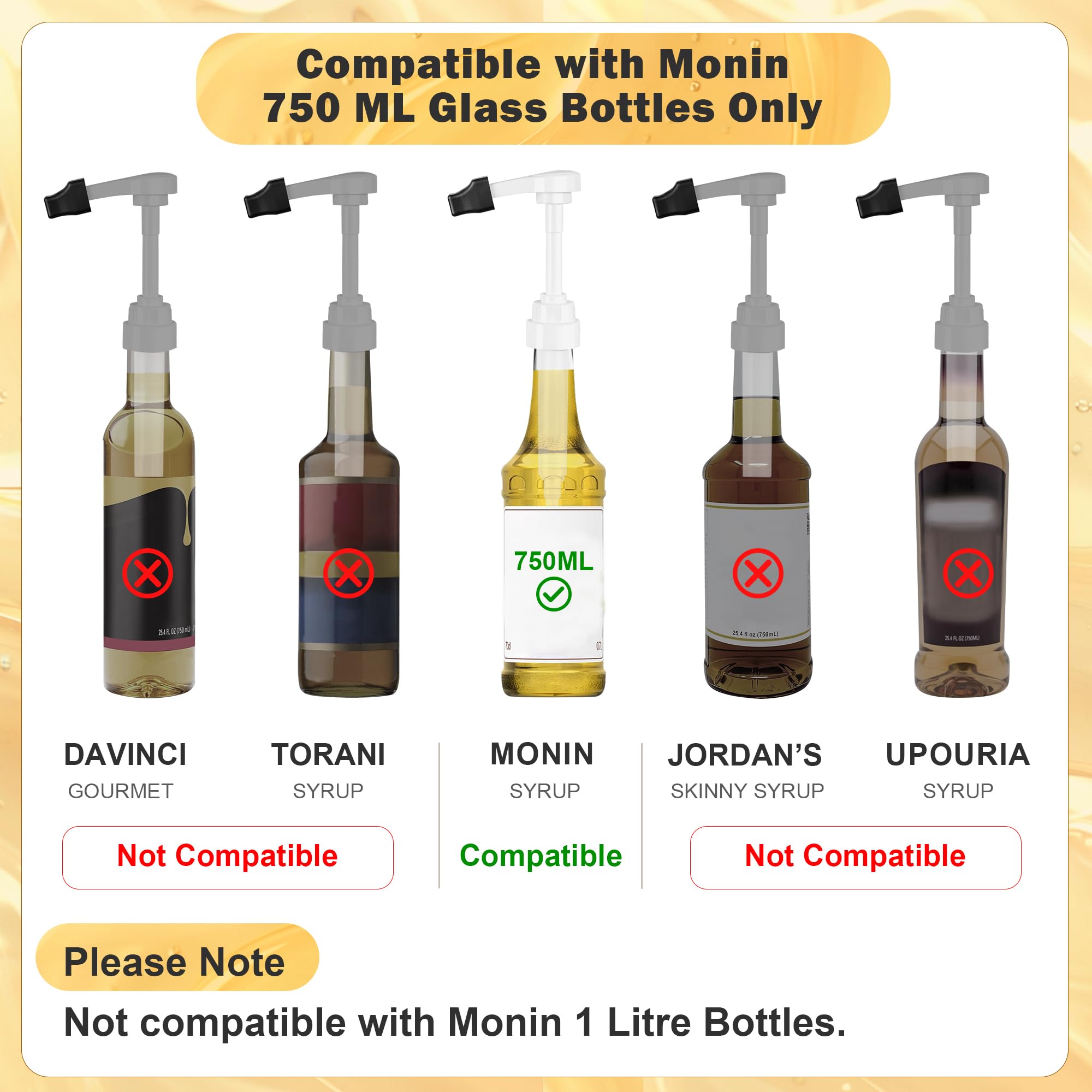 Durable plastic construction syrup pump for thick syrups