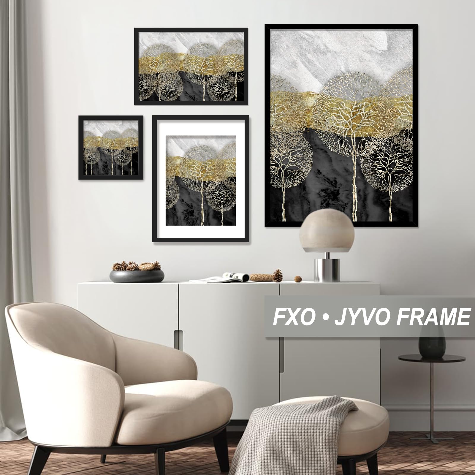 FXO JYVO 5x7 frame with mounting backboard