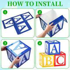Pre folded balloon boxes for quick setup
