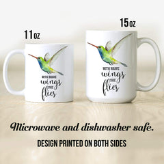 11 oz mug with white accent handle interior
