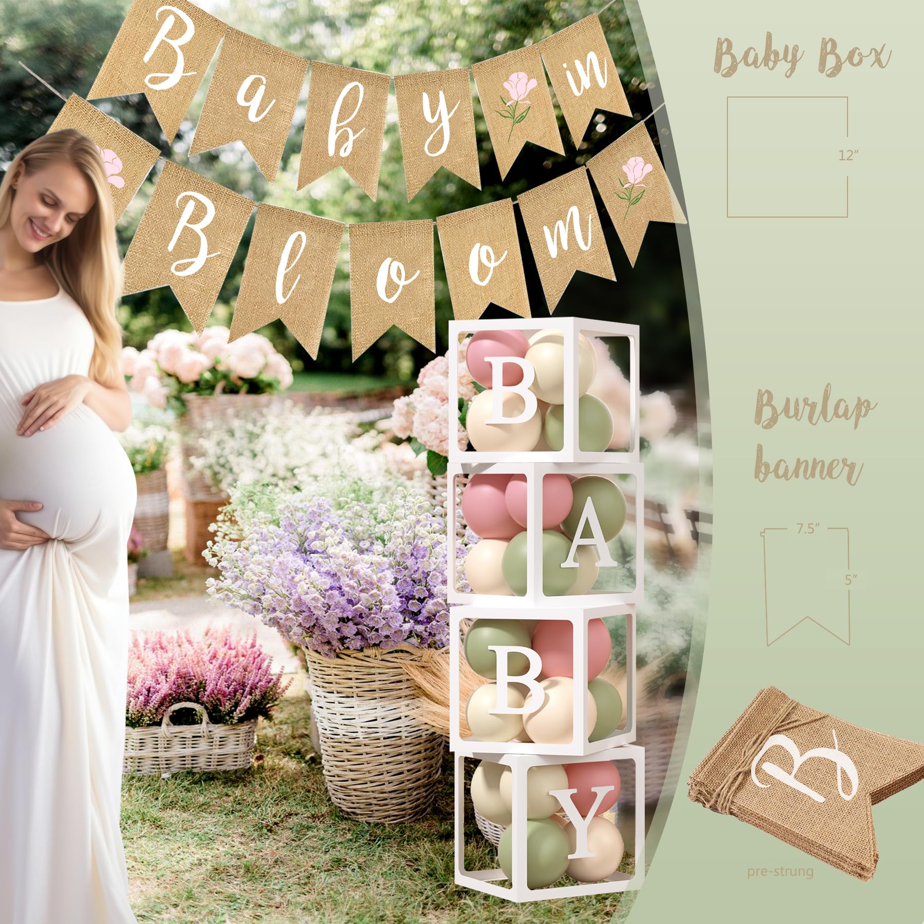 4pcs BABY boxes included in set