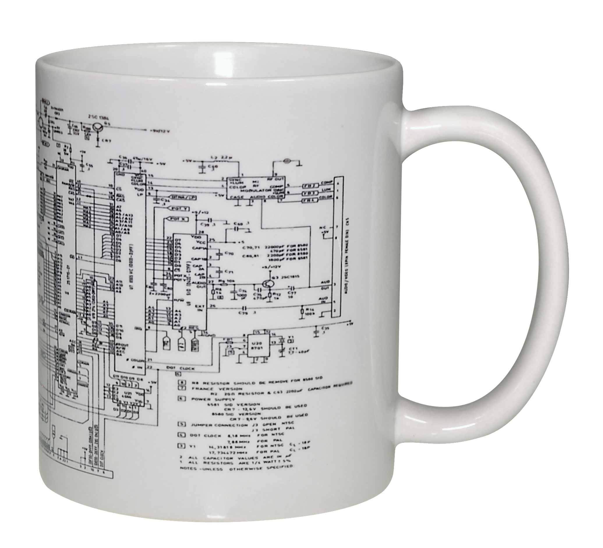 Neurons Not Included mug circuit diagram design