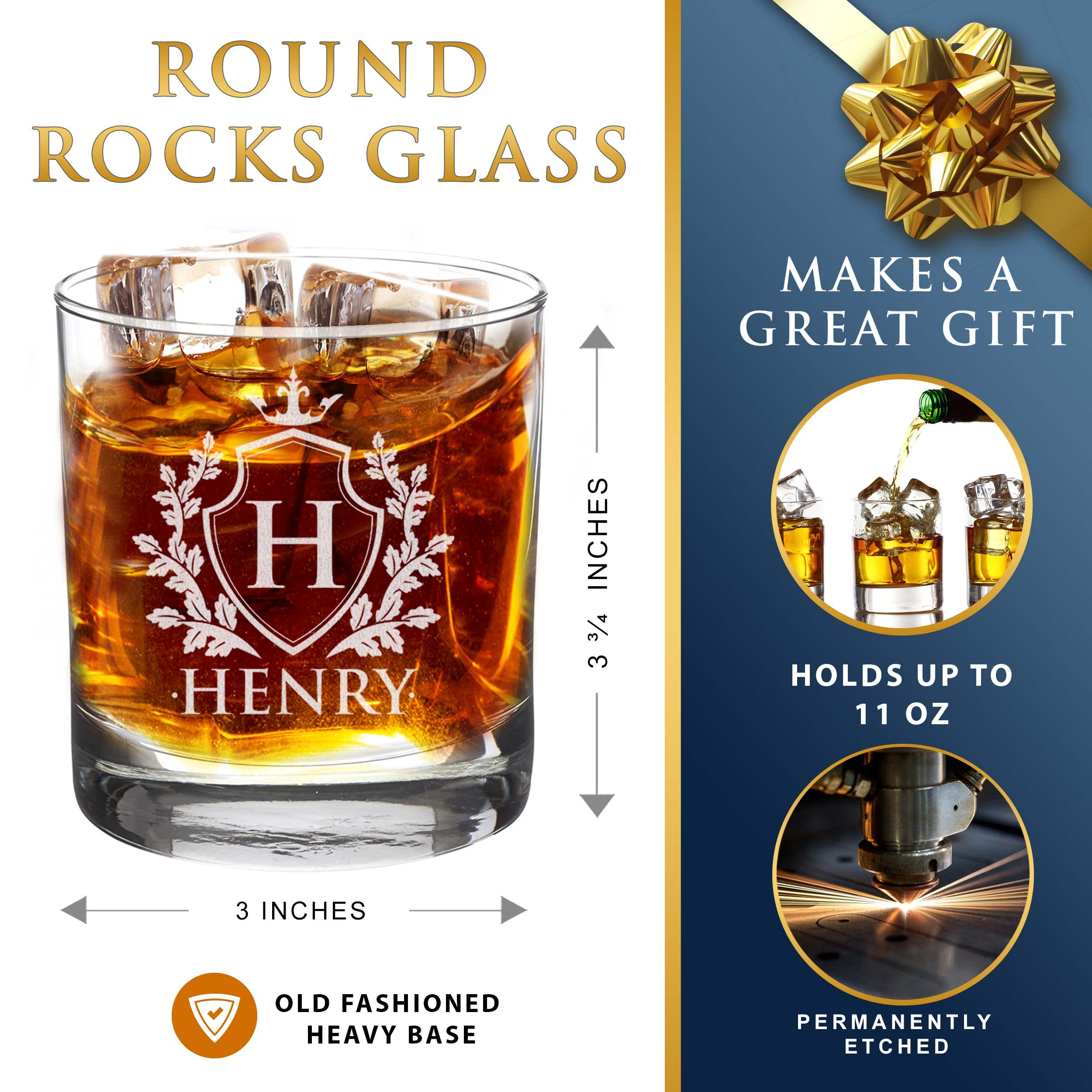 Custom personalized drinkware glass for gifting