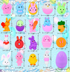 Two eggs per color making 24 eggs total