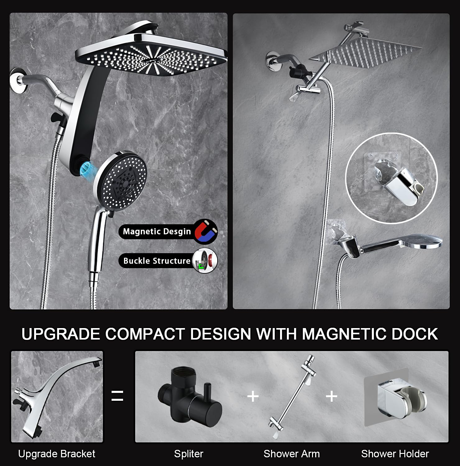 12 inch square shower head coverage