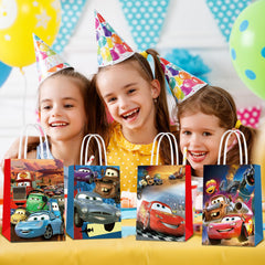 Gift bags with 12 cartoon patterns kraft paper material