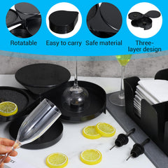 12 piece bottle pourers included
