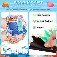 12 piece cruise door magnet set suitable for metal surfaces
