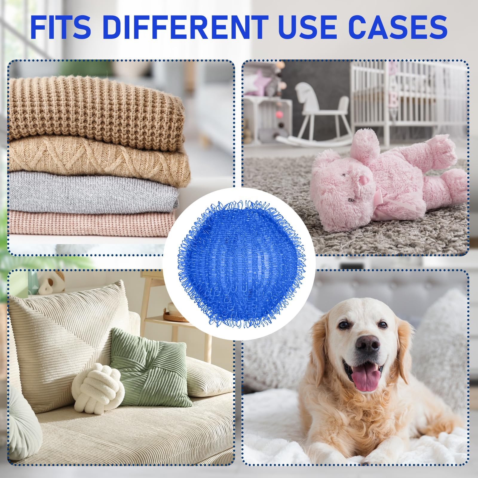 Washing machine fur catcher with 3D hook design