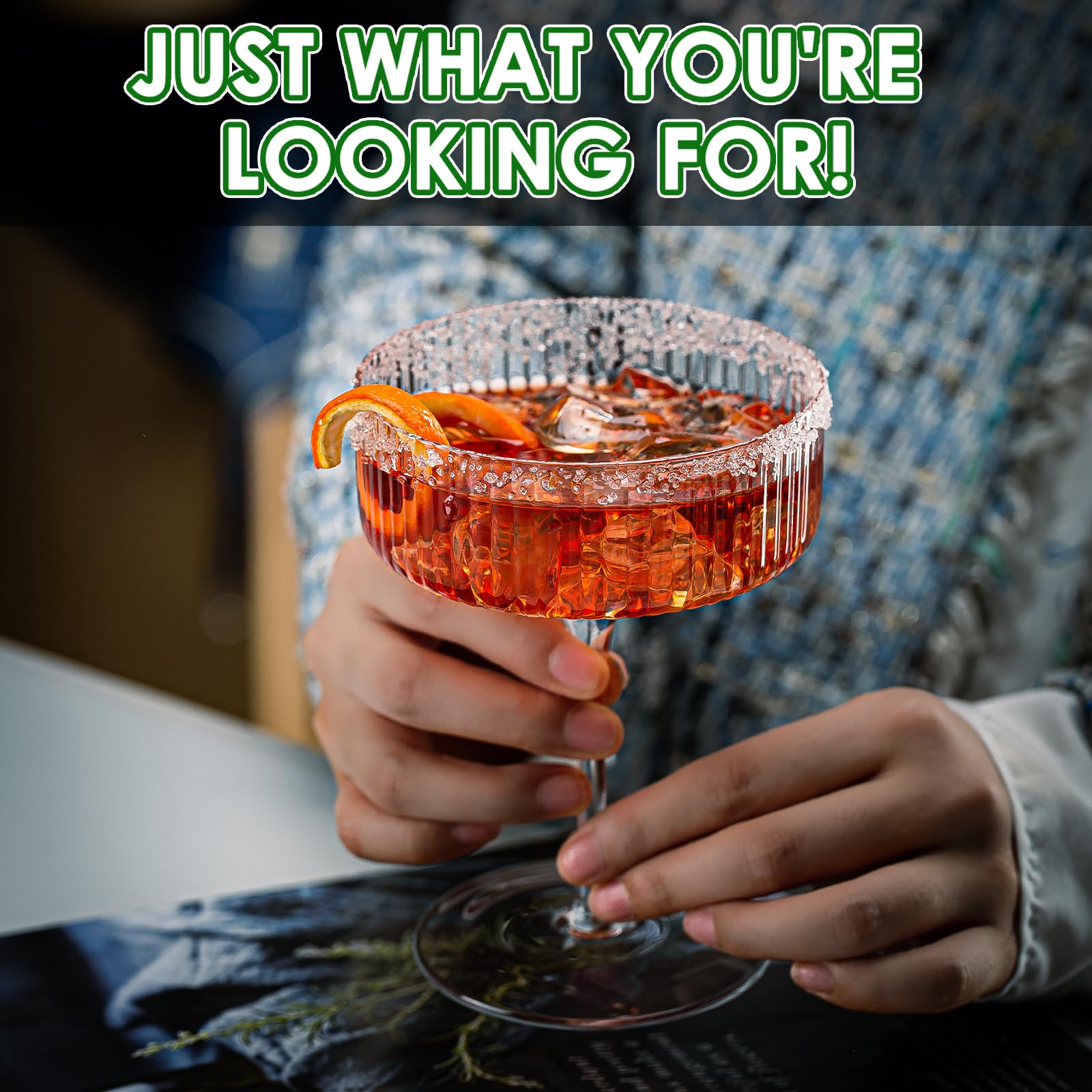 10 oz capacity cocktail glasses