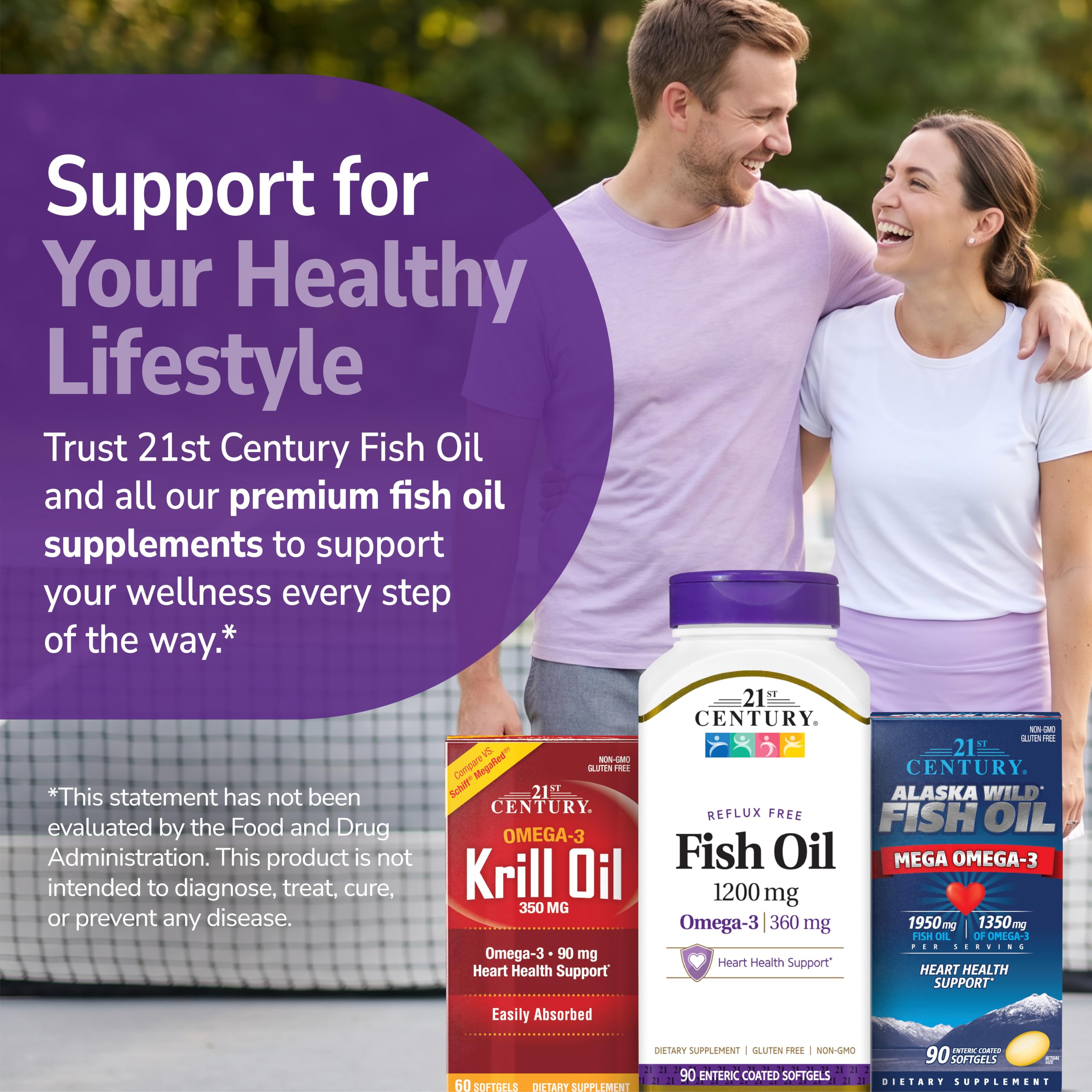 heart health omega-3 fish oil product