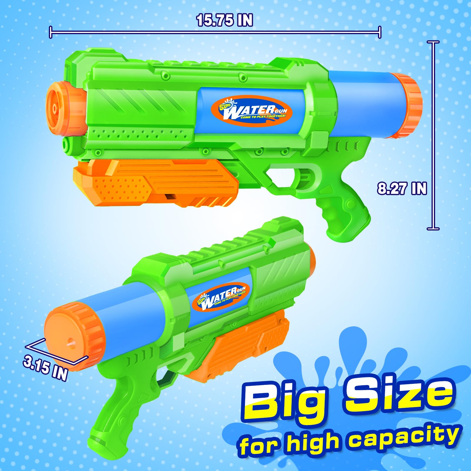 1200cc water blaster squirt gun by DUNEMEI