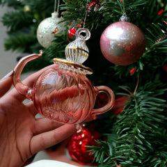 Indoor and yard decoration teapot ornament with gold detailing