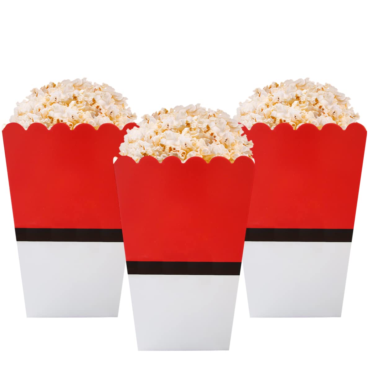12pcs cartoon animation popcorn box set front view