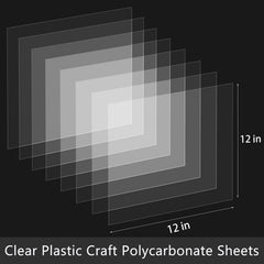 12x12 clear PET stencil sheet for crafts