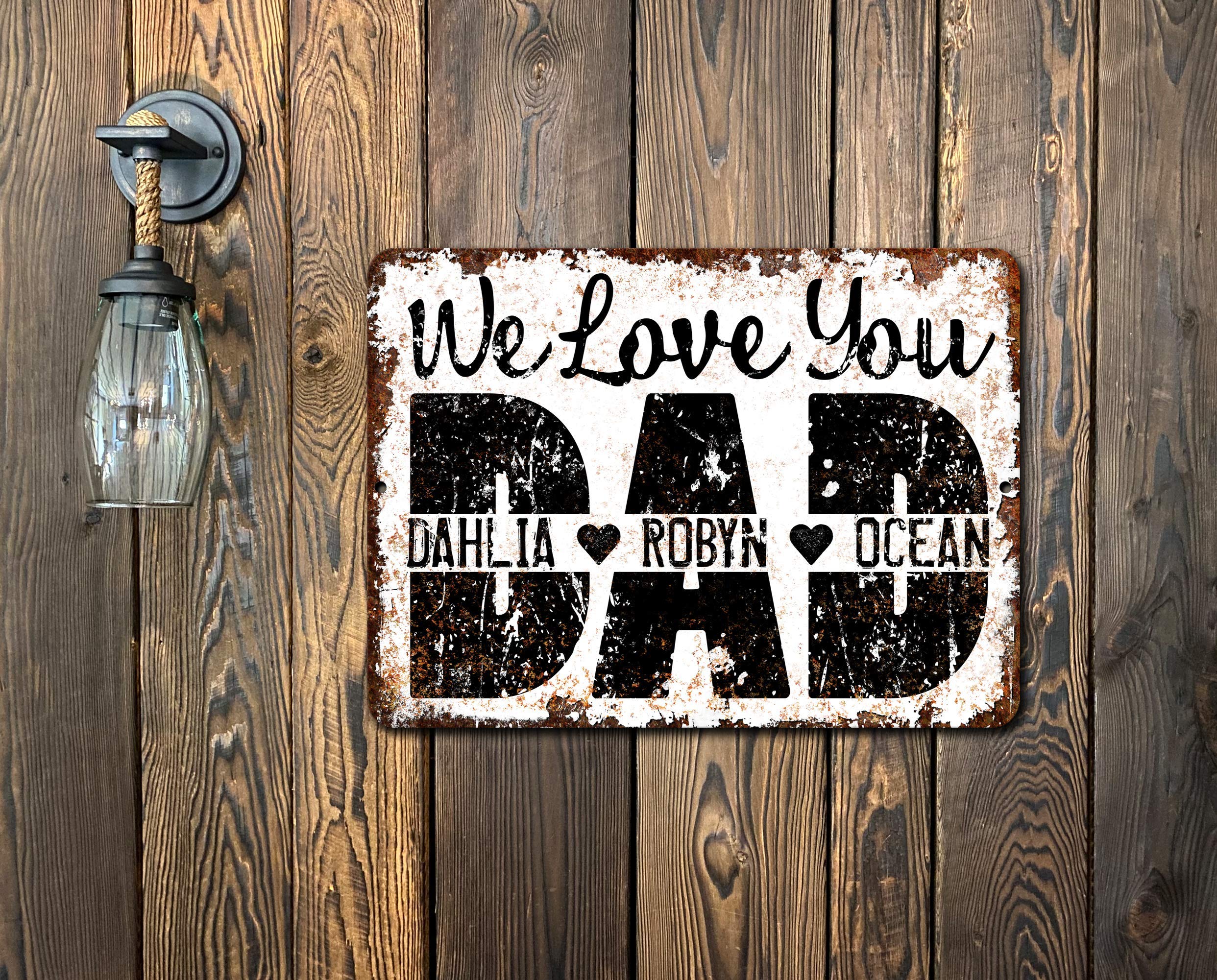 Father's Day gift sign designed for indoor or outdoor display