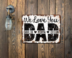 Father's Day gift sign designed for indoor or outdoor display
