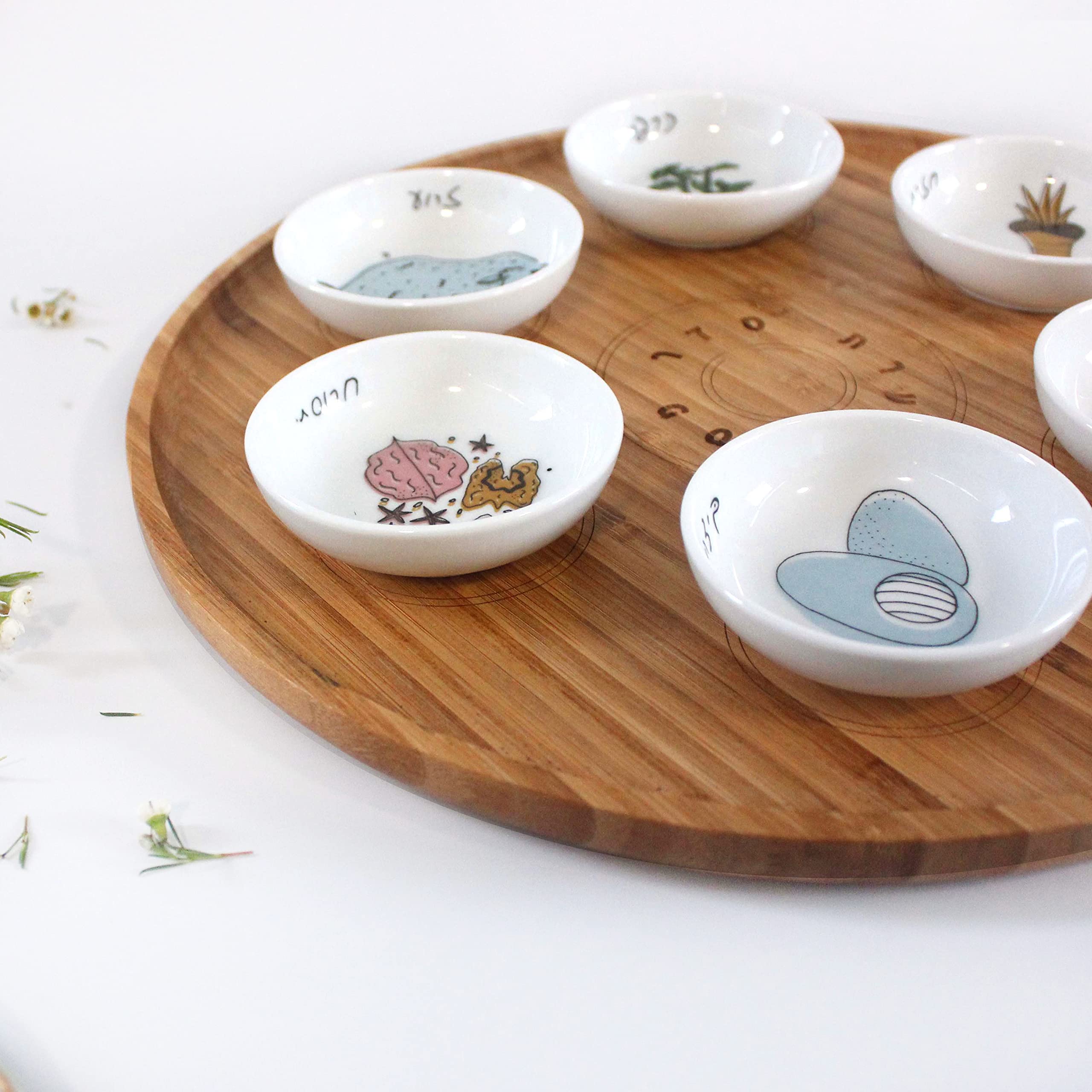Bowls diameter three inches height one inch