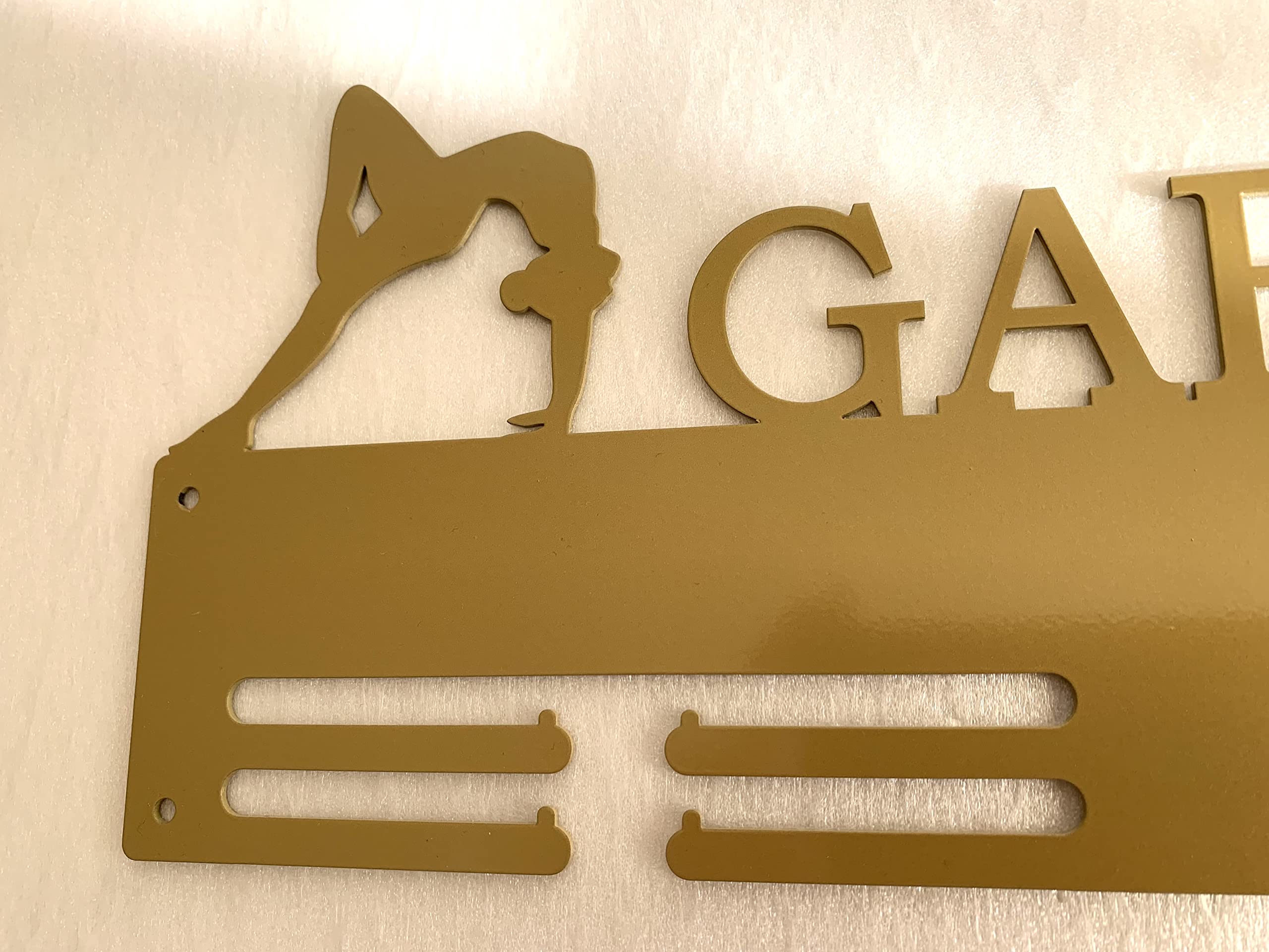 Medal display option with 14 inch width