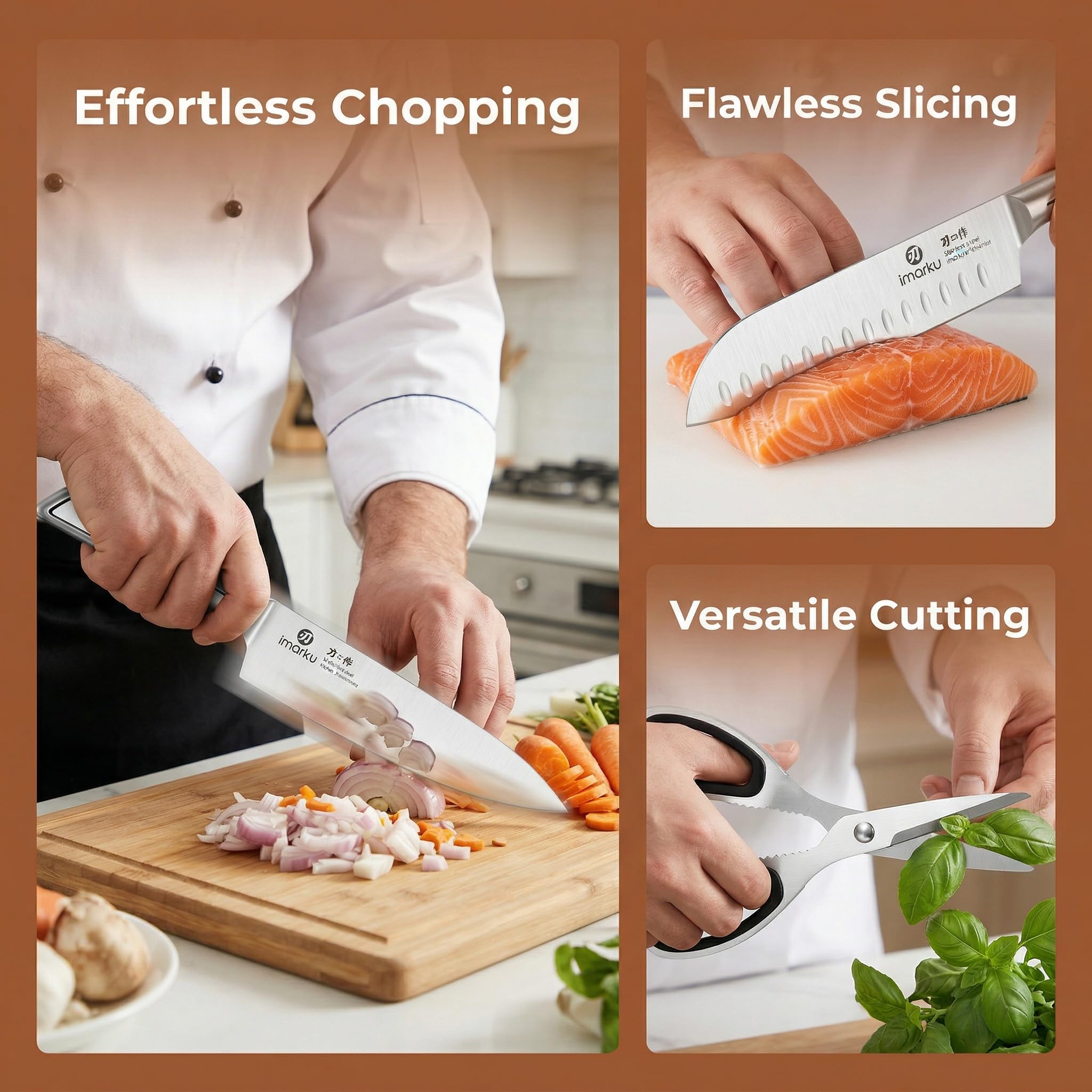 kitchen shears included in hardwood block set
