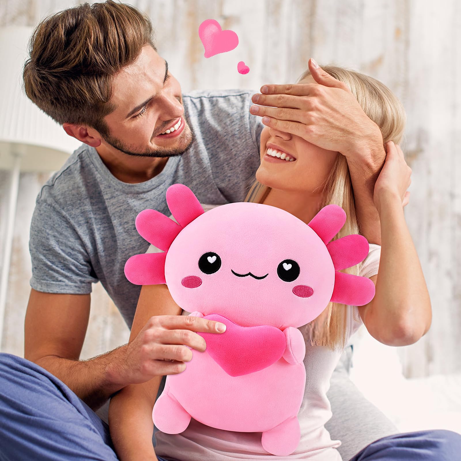 Achwishap Axolotl Plush safety certified 14 inch