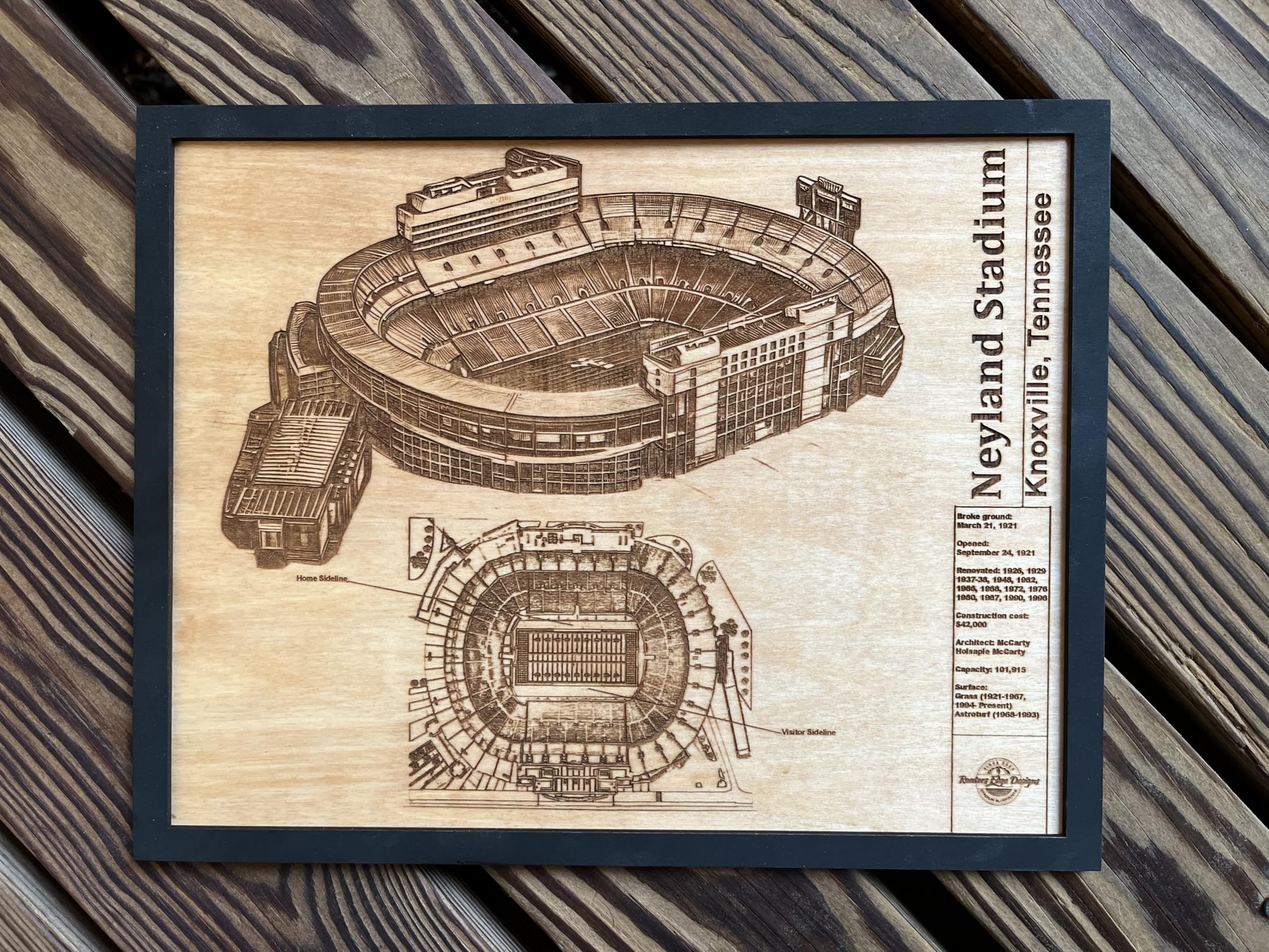 Gift ready neyland stadium wall hanging for sports fans