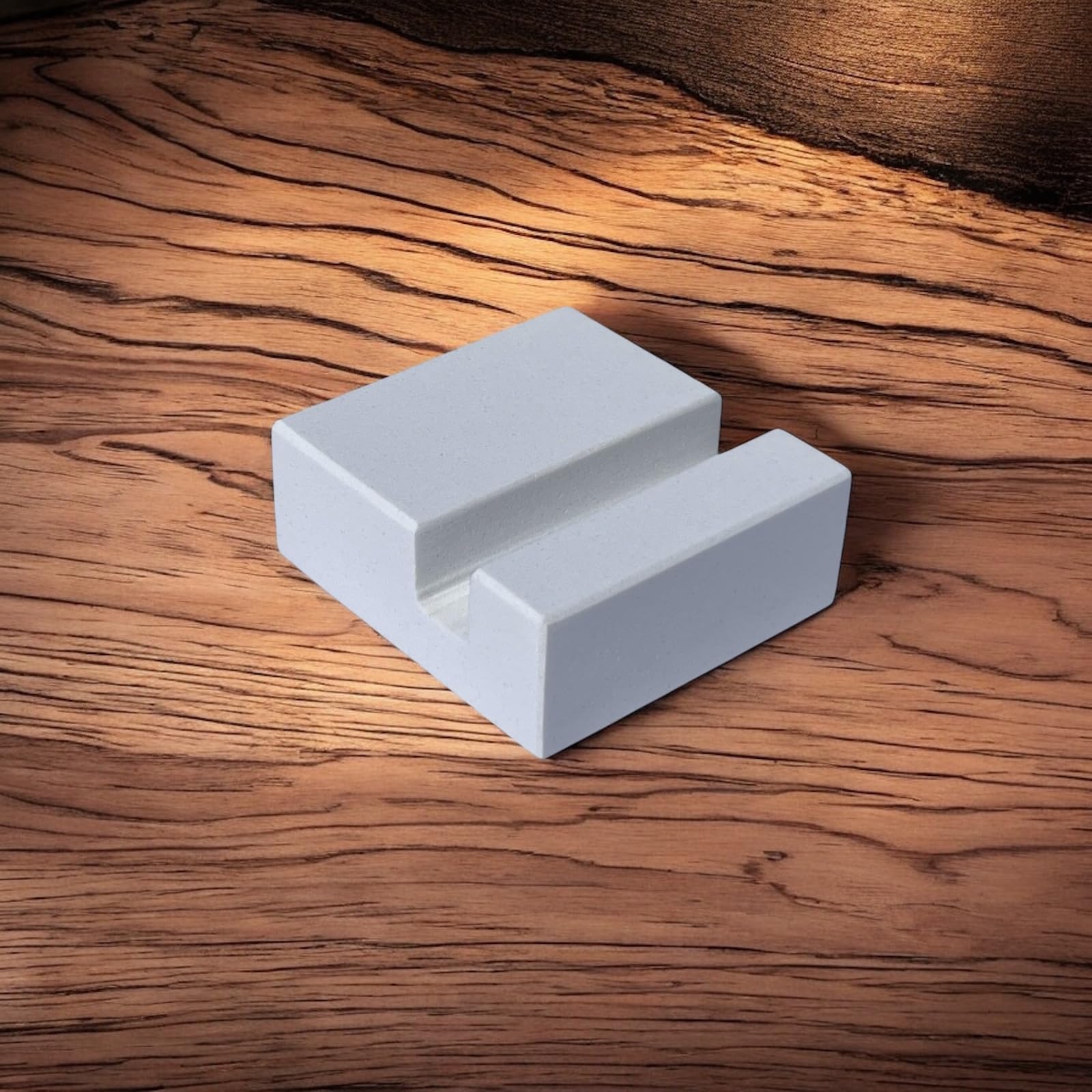 Eco-conscious quartz card holder for square and vertical cards