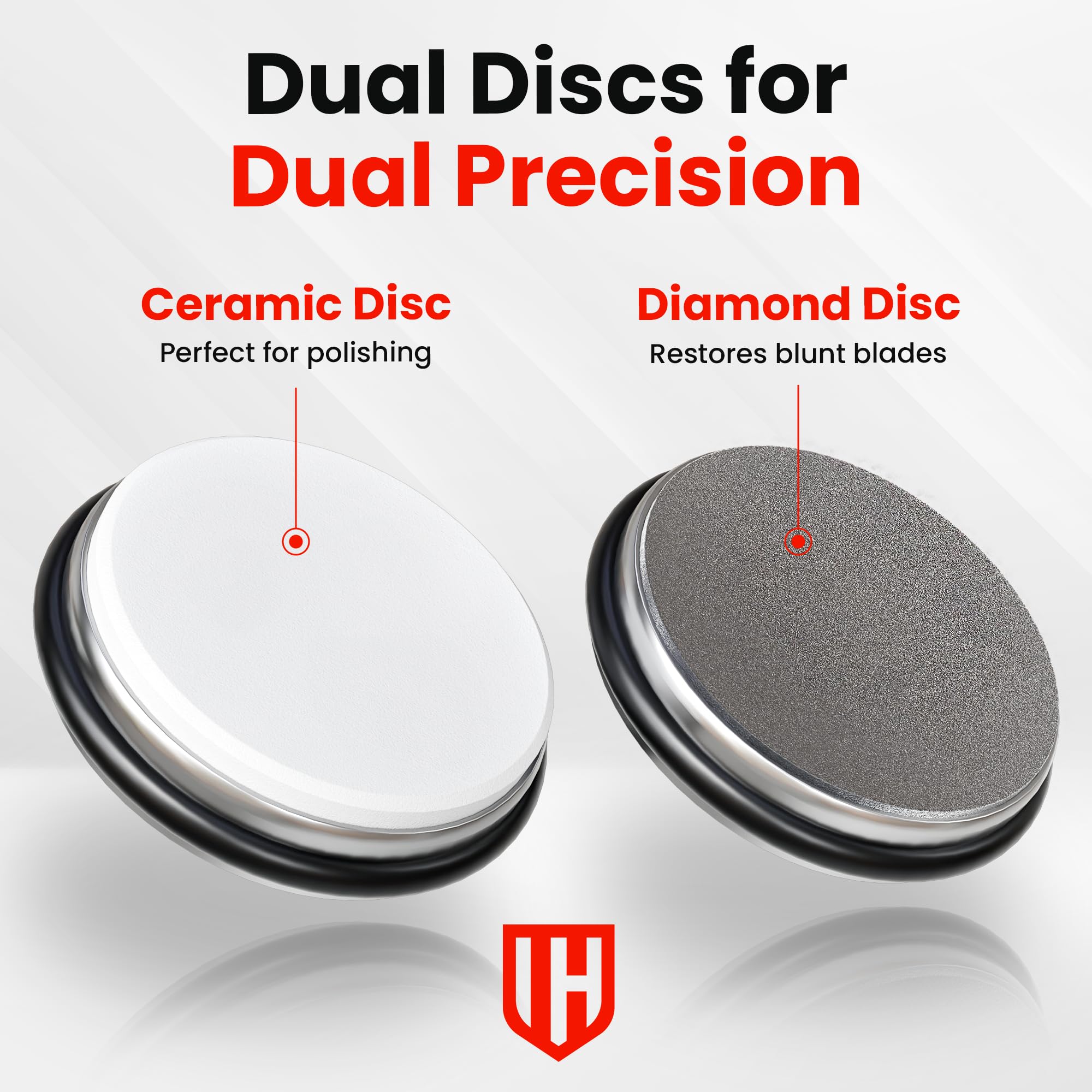 15 degree sharpening option on knife sharpener